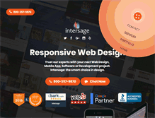 Tablet Screenshot of intersage.com